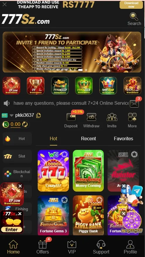 Download 777SZ Game APK 2026 Real Money earning App Pakistan