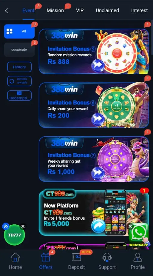 388win Game APK Download 2026 and bonuse