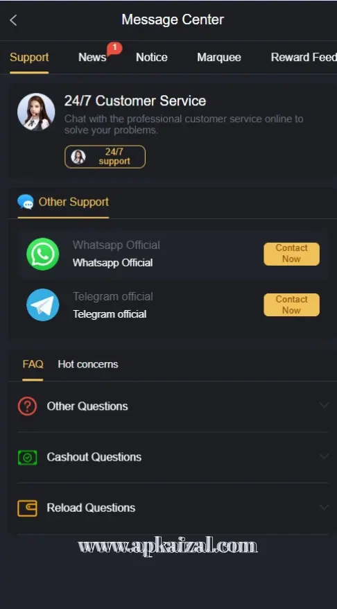 SIX177 Game  support service