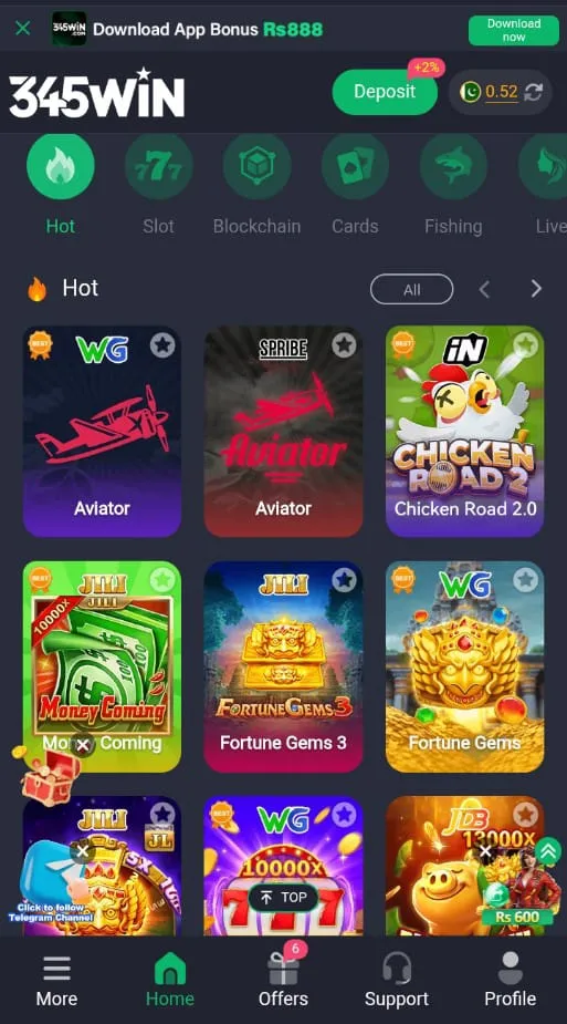 345Win Game Download 2026 New Earning App for Android Pakistan