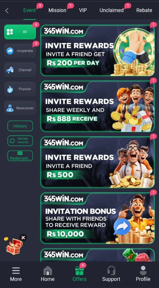 345Win Game Download 2026 New Earning App for Android Pakistan