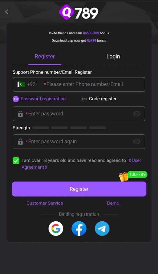Q789 Game Login Guide