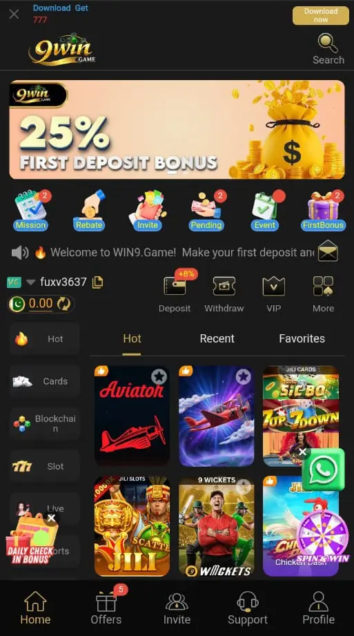 9WIN Game APK Download: Real Money Online Earning App in Pakistan