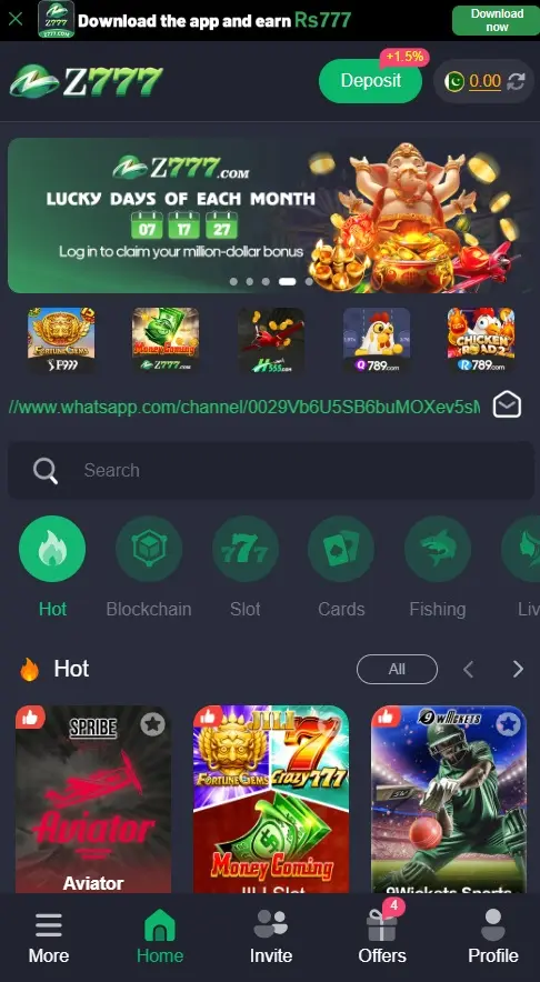 Z777 game APK Download