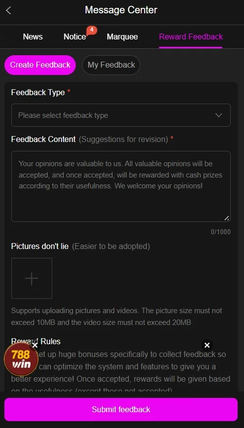 Earn Extra Cash with Z777 Reward Feedback Feature