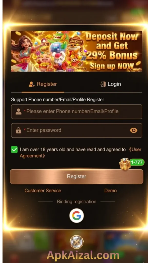 How to Register an Account in the PKR656 Game?