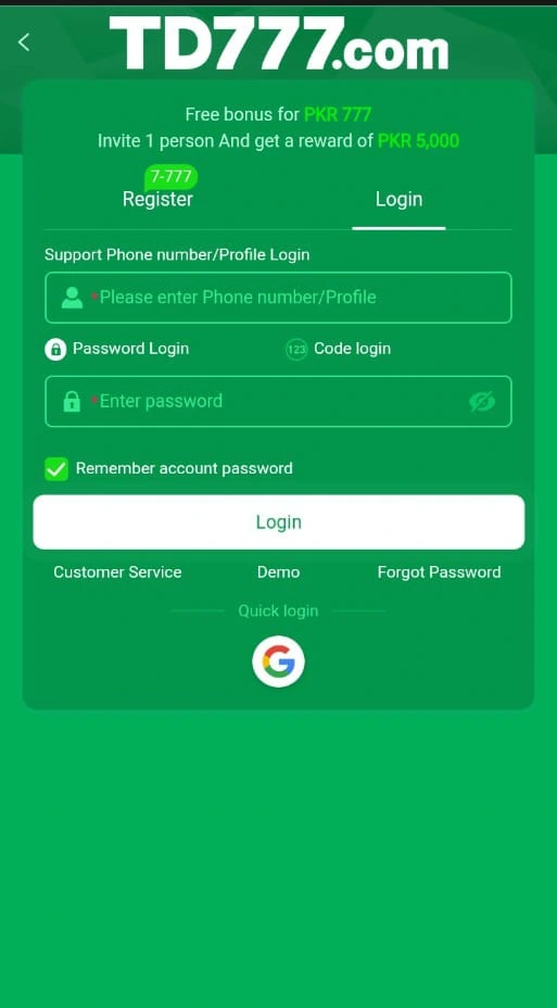 Simple TD777 Login Guide for Users