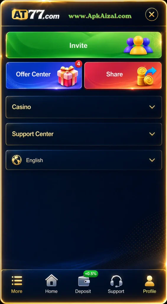 AT77 Game Referral and Invite