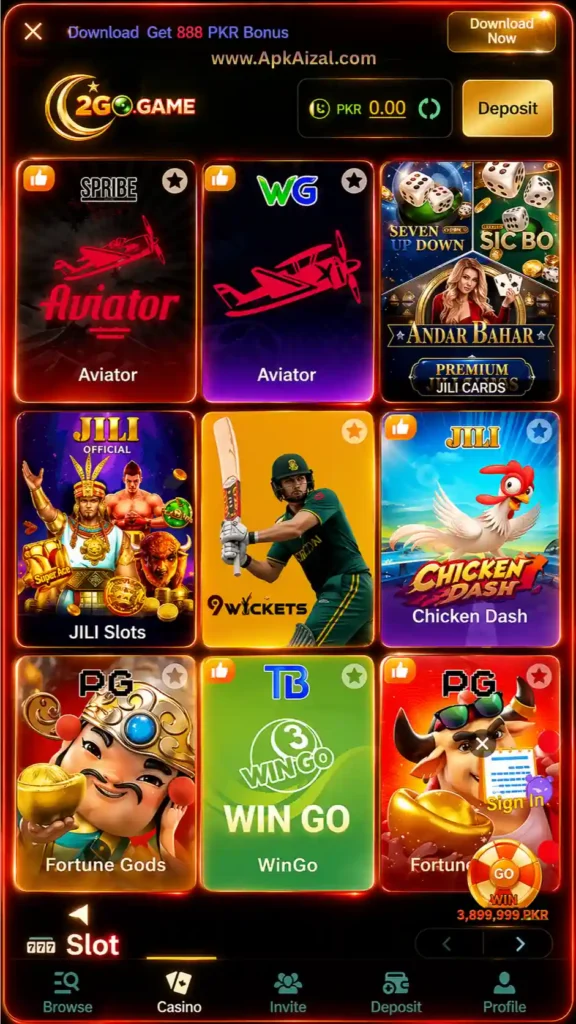 2Go Game Download 2026 New APK (New Money Earning App) V7.12