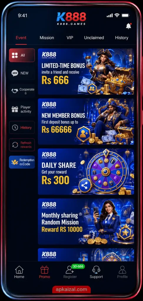 K888 Rewards