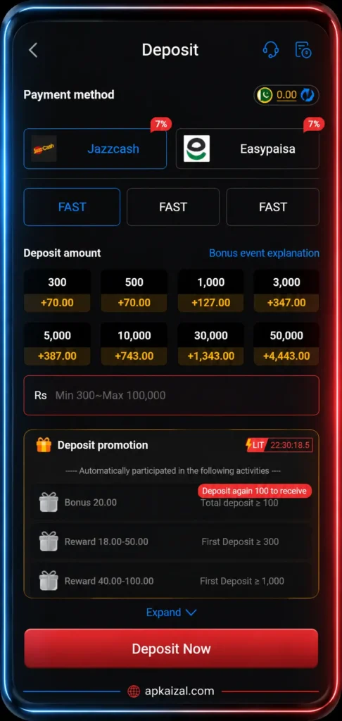 K888 game Deposit