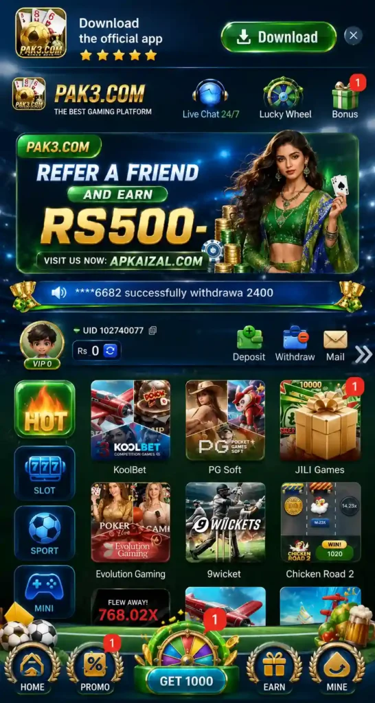 Pak3 Game APK Download Latest Version 2026 for Android in Pakistan