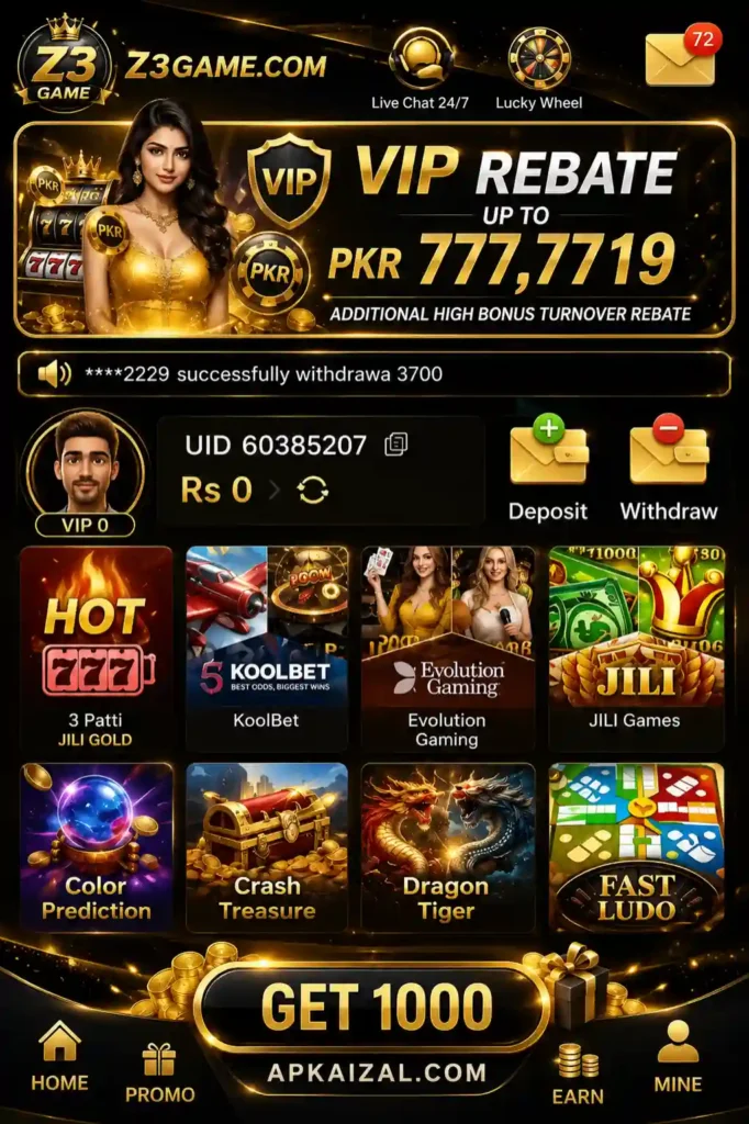 Z3 Bet Game APK Download 